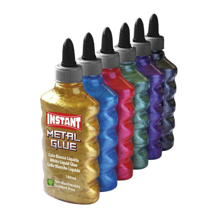 INSTANT METALLIC GLUE METAL GLUE 180ml - 6 colors