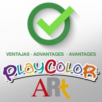 6 Playcolor Finger Paint 40 ml. Basic pintura de dedos de Instant - envío  24/48 h -  tienda de manualidades